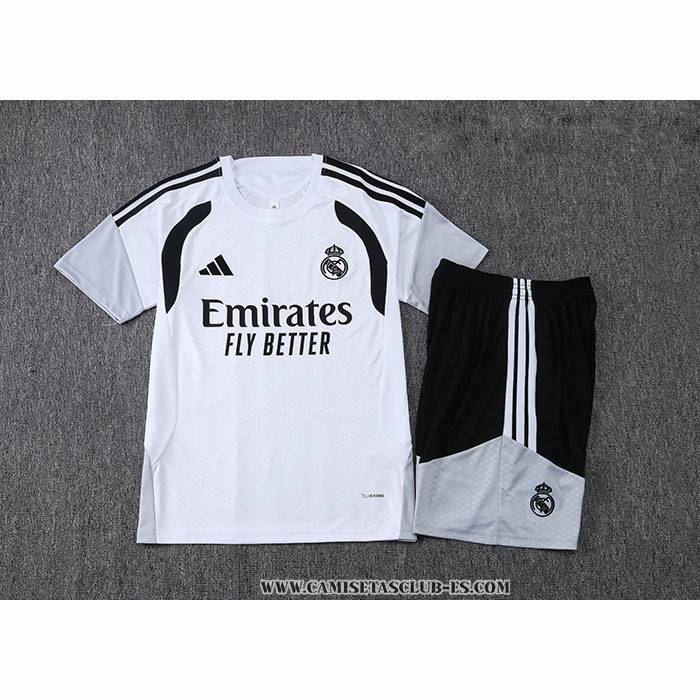 Chandal del Real Madrid 25-26 Manga Corta Blanco - Pantalon Corto